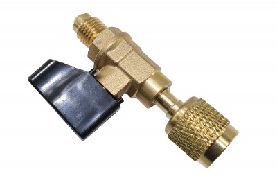 Кран для заправки фреону Value СV 01 (1/4 зовніш 5/16 внутр, прямий)